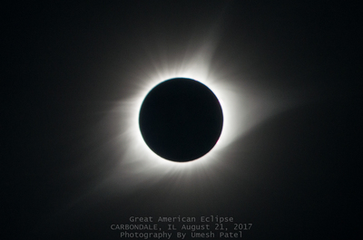[Total eclipse 2 from Carbondale, IL, August 21, 2017.]