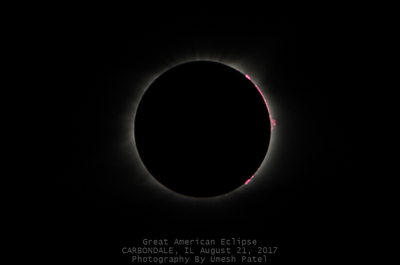 [Total eclipse 4 from Carbondale, IL, August 21, 2017.]